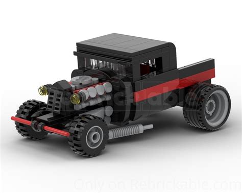 Lego Moc Model T Hot Rod By Alessandromaffioli Rebrickable Build With Lego