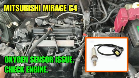 Mitsubishi Mirage Oxygen Sensor Issue And Check Engine Youtube