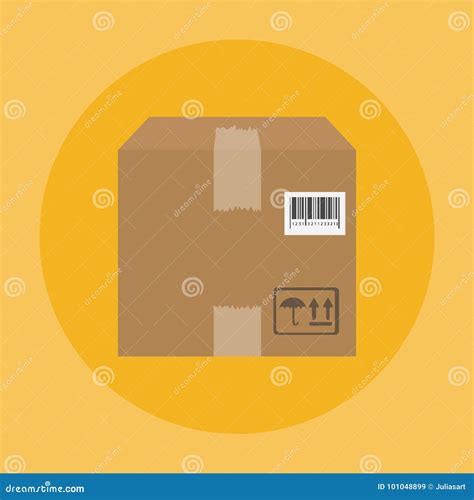 Handling Packing Icon Set Including Fragile Recycle Etc Royalty