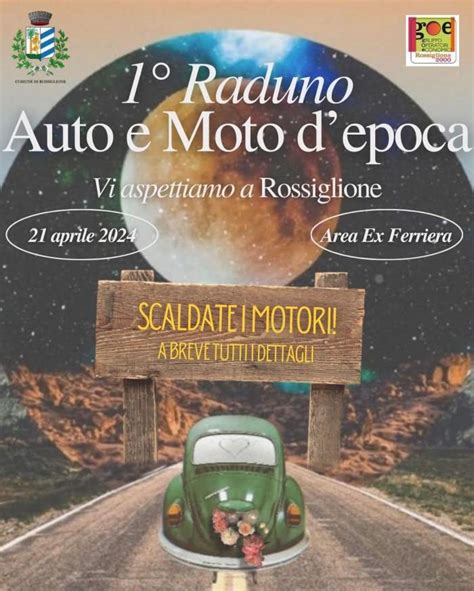 1 RADUNO AUTO E MOTO D EPOCA 2024 Motoraduno Rossiglione Genova