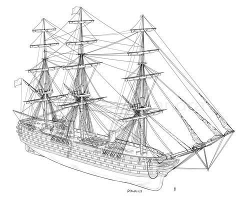 Commission - Ship of the line by MeganeRid on DeviantArt