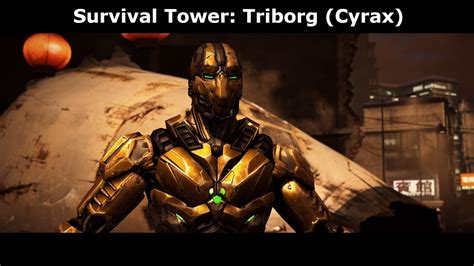 MKX Survival Tower With Triborg Cyrax YouTube