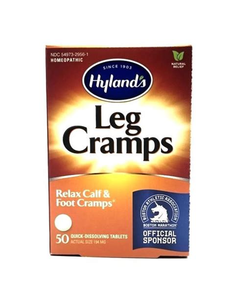 Hylands Leg Cramps 50 Tablets Ullmans Health Store Berkley Mi