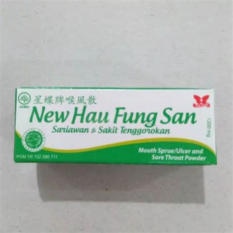 Jual New Hau Fung San Meredakan Sariawan Dan Sakit Tenggorokan Shopee