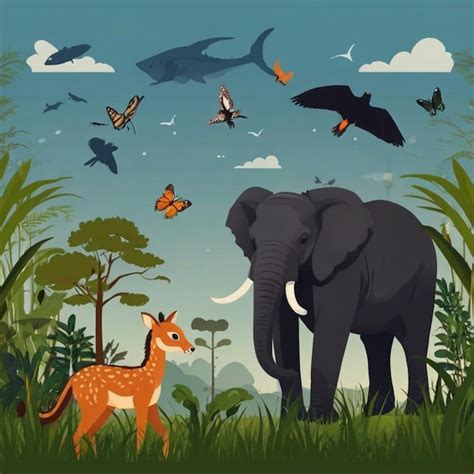 Premium Photo Zoo Animals Vector