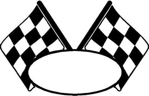 Flag Decals Checkered Flag Decal Sticker 66