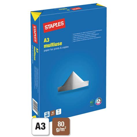 Papier A3 Blanc 80g Multi Usage Ramette De 500 Feuilles Achat Pas Cher