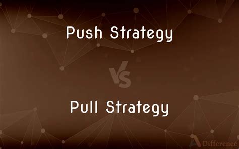 Push Strategy Vs Pull Strategy Whats The Difference