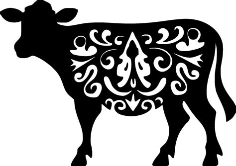 Cow Minimalist And Flat Logo Vector Illustration 38023521 Vector