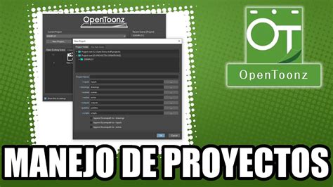 COMO GESTIONAR PROYECTOS EN OPENTOONZ TUTORIAL OPENTOONZ 1 7 2024