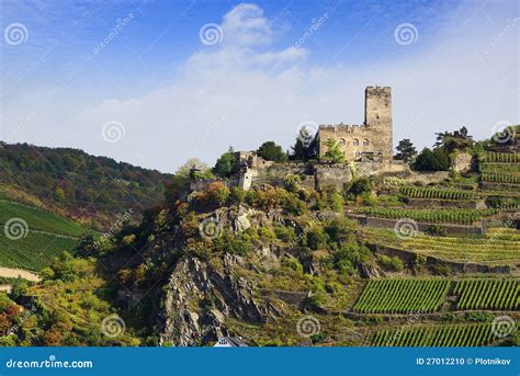 Kaub, Germany stock photo. Image of autumn, fortified - 27012210