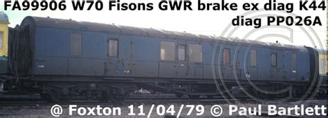 Paul Bartlett S Photographs GWR Non Passenger Coaching Stock NPCCS