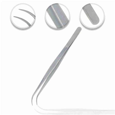 Micro Tip Curved Forceps Scientific Labwares