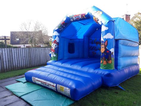 Paw Patrol Bouncy Castle With Slide Gbc Bouncy Castle Disco Bouncy