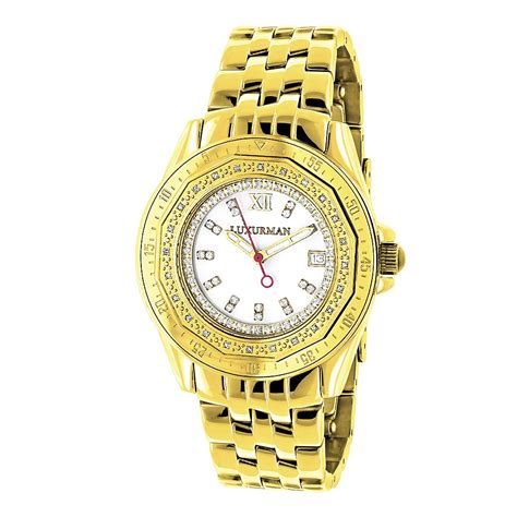 Luxurman Women's Diamond Watch Royale 2474 - Royale - Womens Diamond ...