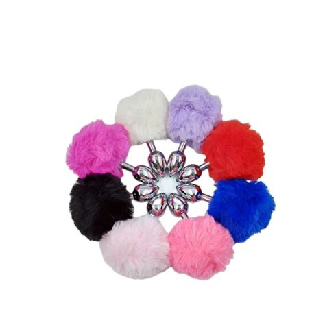 Plug Anal em Aço Pompom de Coelho Tamanho M SEX SHOP Shopee Brasil