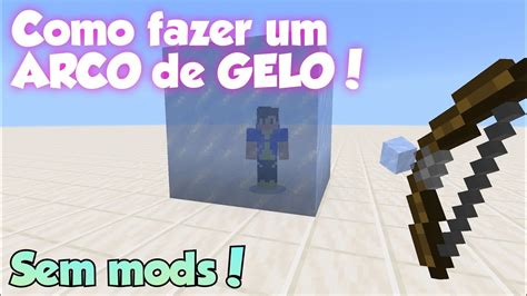 Como Fazer Uma Flecha De Gelo No Minecraft Youtube