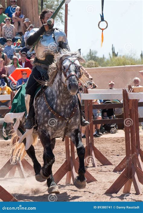 Arizona Renaissance Festival Jousting Editorial Photo - Image of faire, competition: 89380741