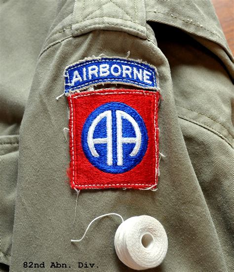 Ww2 U S 82nd Airborne Division Patch Wing Attack Plan R Flickr