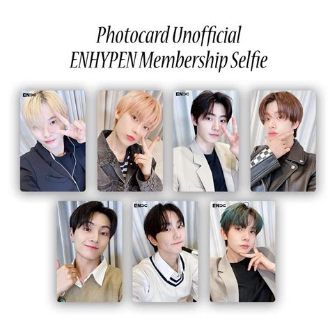 Jual Photocard Enhypen Unofficial Membership Selfie Enhypen Polaroid