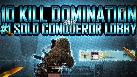 Day Kills Domination Asia Solo Conqueror Lobby Solo