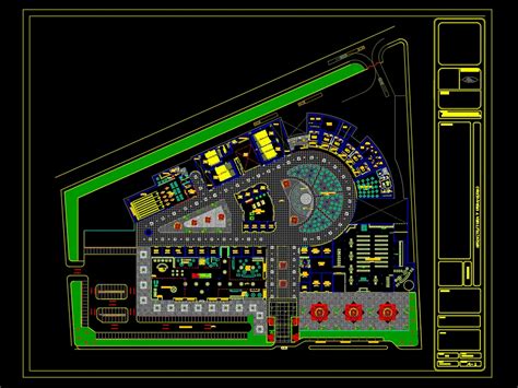 Centro Comercial En AutoCAD Descargar CAD Gratis 2 13 MB Bibliocad