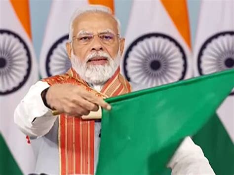 PM Narendra Modi Flags Off Vande Bharat Train Between Secunderabad-Vizag