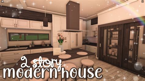 2 Story Modern House Bloxburg Speedbuild Luminto YouTube