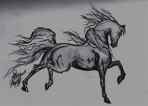 Flaming Horse by midnightmoondreams on DeviantArt