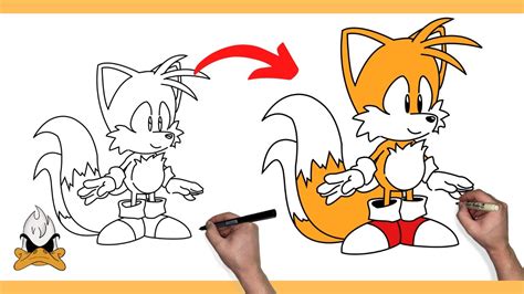 Como Desenhar O Tails Sonic Passo A Passo Youtube