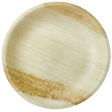 Palm Naki Round Palm Leaf Plates Count