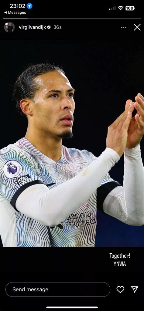 Virgil Van Dijk Sends Five Word Message To Liverpool Fans After Crystal Palace Draw Liverpool Echo