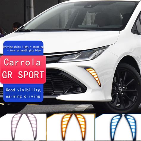 웃Car Flashing For Toyota Corolla GR SPORT 2021 2022 LED Daytime Running