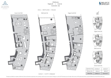 Floor Plans Six Senses Residences Dubai Marina Dubai Marina By Select