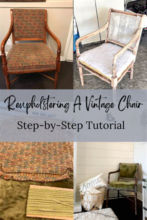 Reupholstering Vintage Chairs The Morris Mansion