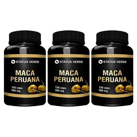 Kit Maca Peruana Status Verde Energia Vitalidade E Bem Estar