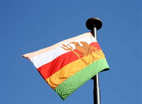 Flag Of Rathores Marwar Meherangarh Fort Jodhpur Rajasthan India