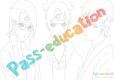 Coloriage Gratuit Fiches Boruto Pdf Imprimer