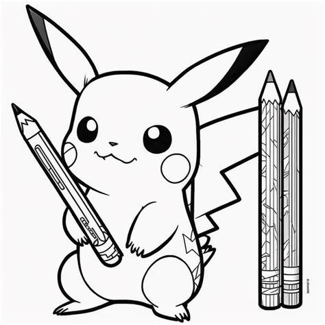 Pikachu Kolorowanki Do Druku