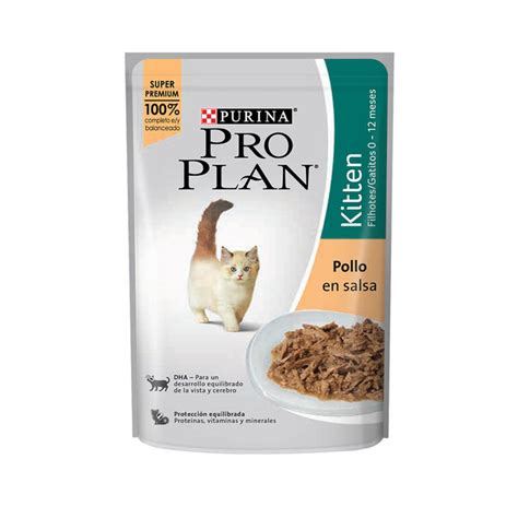 PRO PLAN POUCH GATO KITTEN POLLO EN SALSA