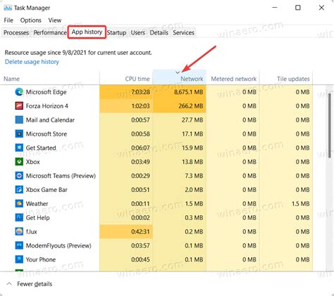 Check And Reset Network Data Usage In Windows 11