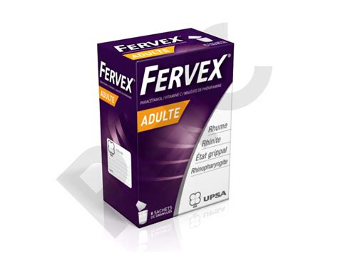 Fervex Adultes Rhume Rhinite Sachets Pharmacie Homéopathie Phc