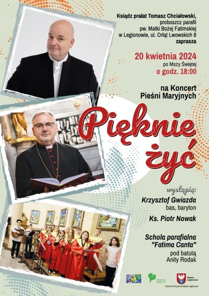 Koncert Pieśni Maryjnych Pięknie żyć - Miasto Legionowo