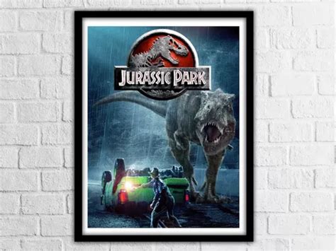 Cuadro Película Jurassic Park World 34x44 Cm