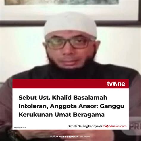 TvOnenews On Twitter Dianggap Intoleran Anggota Ansor Banser Afif