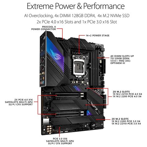 Asus Z590-E ROG STRIX GAMING WiFi Motherboard - AX STORE