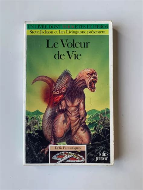 LIVRE LDVELH SÉRIE Défis Fantastiques le voleur de vie DF n54 EUR