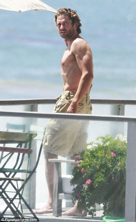 Shirtless Gerard Butler Soaks Up The Sun In Malibu And Shows Off His