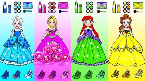 Paper Doll Dress Paper Dolls Pink And Green Pink Blue Barbie Stories Disney Princess Dolls