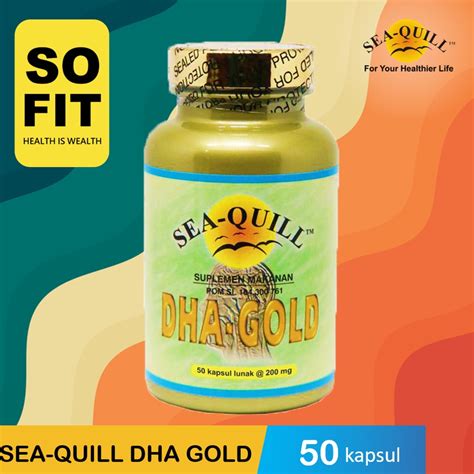 Jual Sea Quill Dha Gold Mg Isi Tablet Sea Quill Dha Gold